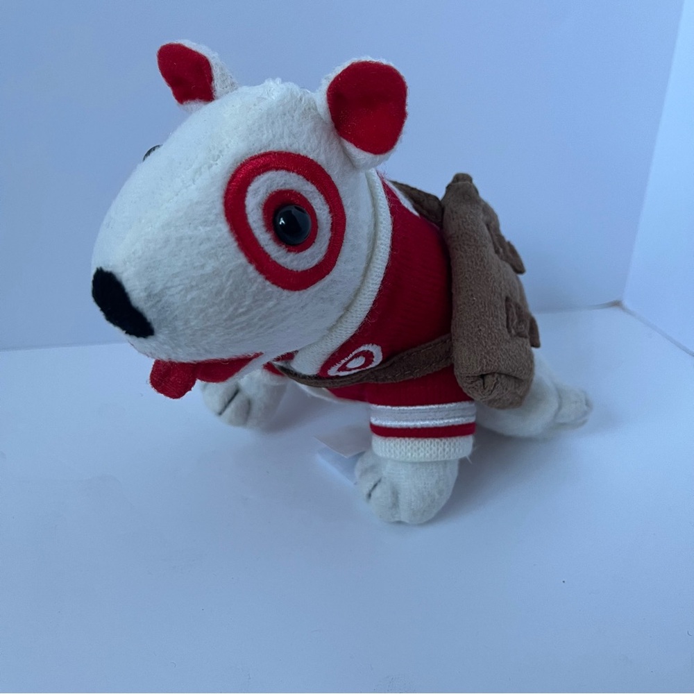 Target Bullseye Plush Dog W Messenger Bag Sweater Recruiting Dog 2018
